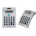 White Plastic Solar Calculator